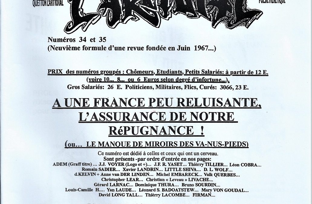 QUETTON L’ART TOTAL , n°s 34 et 35