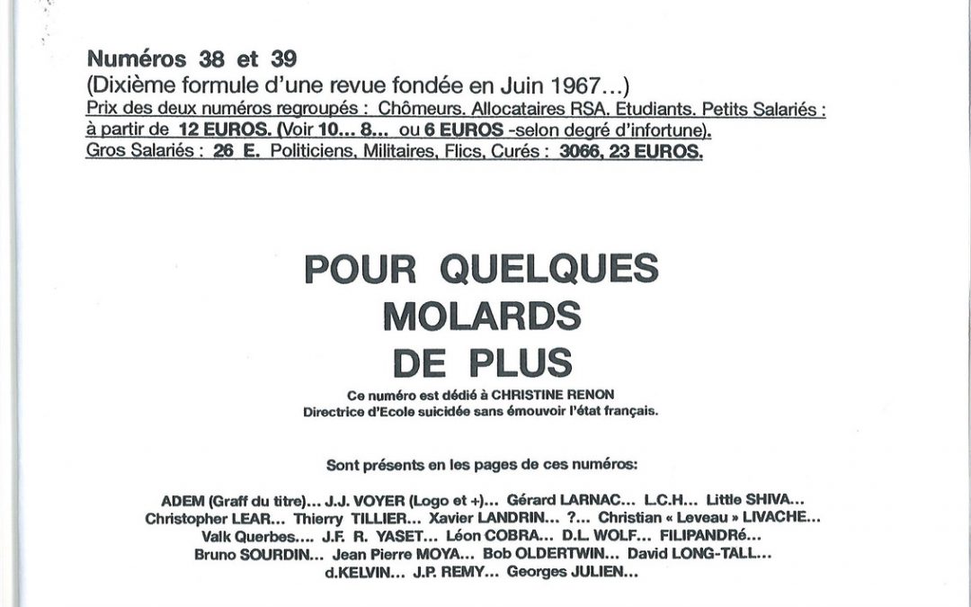 QUETTON L’ART TOTAL n°s 38 et 39