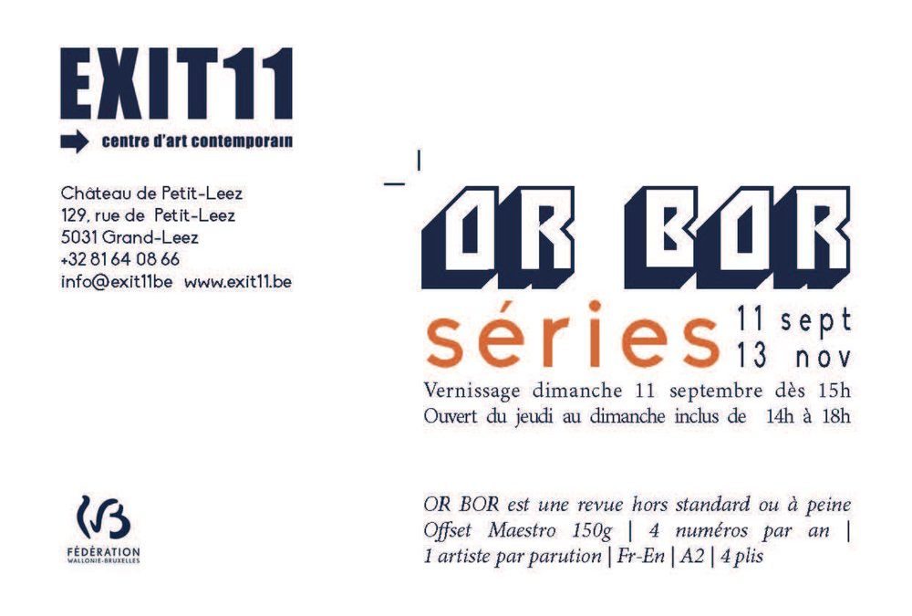 “OR BOR : séries non spéculatives”