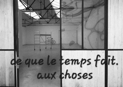 Ce que le temps fait aux choses